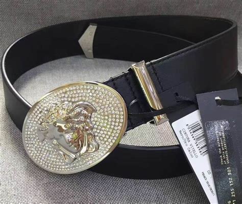 versace gold head belt|most expensive Versace belt.